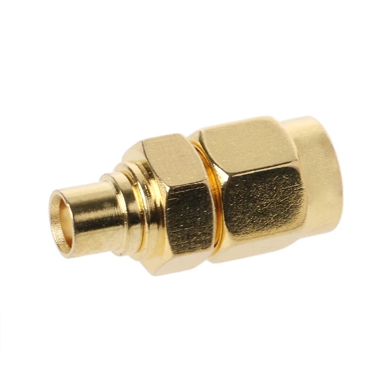 

OOTDTY SMA Male Plug To MCX Female Jack RF Coax Adapter Connector Straight Goldplated