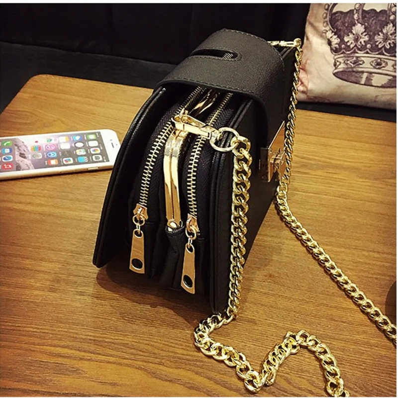 الربيع 3 طبقة تصميم النساء حقيبة كتف الأزياء سلسلة حزام بو رفرف Crossbody حقيبة مخلب محفظة السيدات مشبك معدني رسول الربيع 3 طبقة تصميم النساء حقيبة كتف الأزياء سلسلة حزام بو رفرف Crossbody حقيبة مخلب محفظة السيدات مشبك معدني رسول