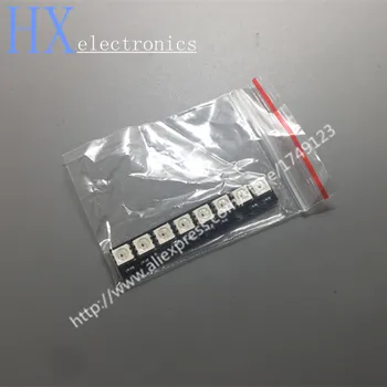 

Free shipping 20PCS 8 channel WS2812 5050 RGB LED lights built-in full color-driven development board
