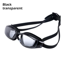 Очки для плавания Анти-туман Анти-УФ прозрачное видение плоские очки для плавания для летнего пляжа MC889
