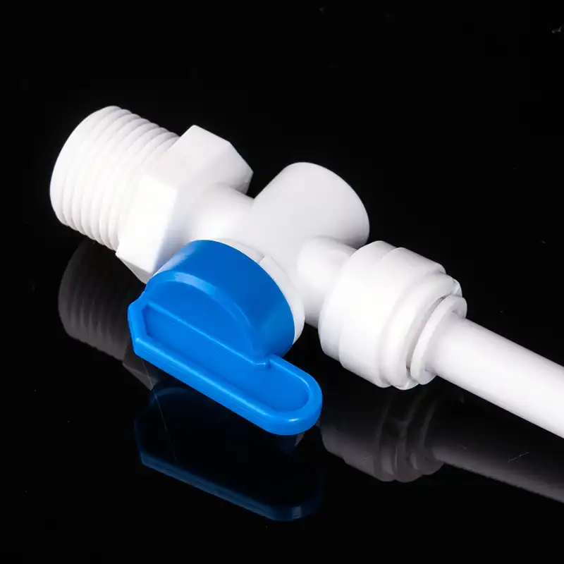 Fittings WUXUNValve 1/2 Male 3/8 Inch OD Tube PE Pipe Fitting Backwash Controlled Ball Valve