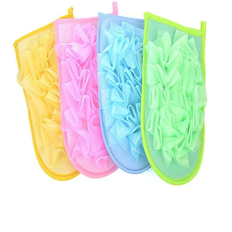 1pcs Exfoliating Bath Gloves Shower Body Massage Thickened Double sided
