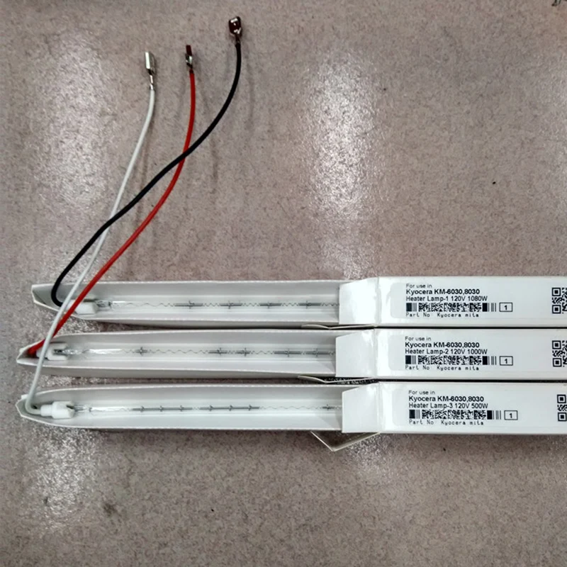 

3pcs/set Heating Lamp for Kyocera KM 6030 8030 KM6030 KM8030 Fuser Lamp Heater