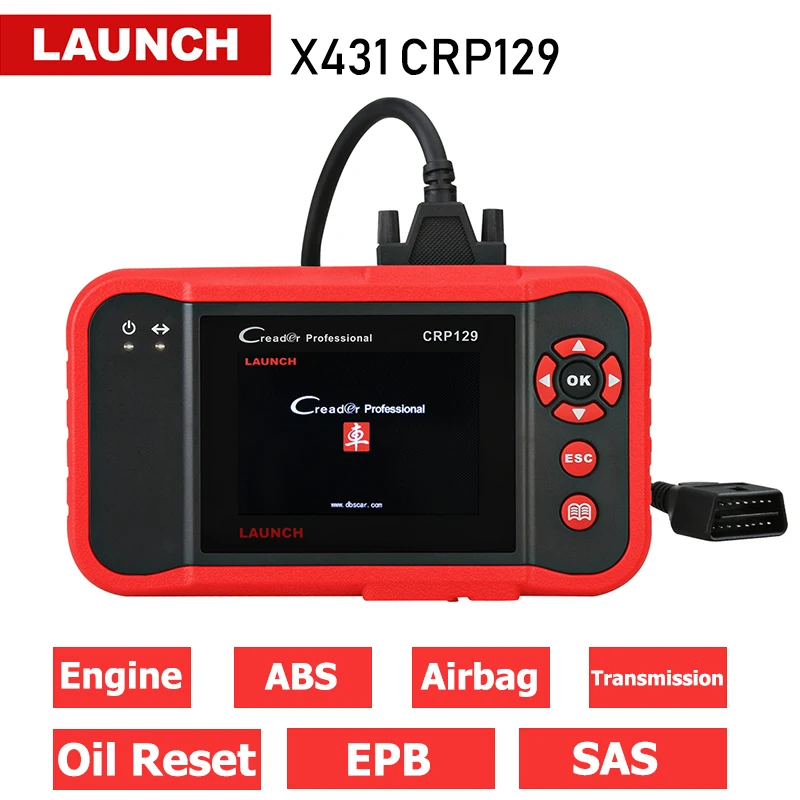 

[Launch Distributor] 100% Original Launch Creader CRP129 USA Version Profession Creader VIII Creader 8 Multi-language CRP 129