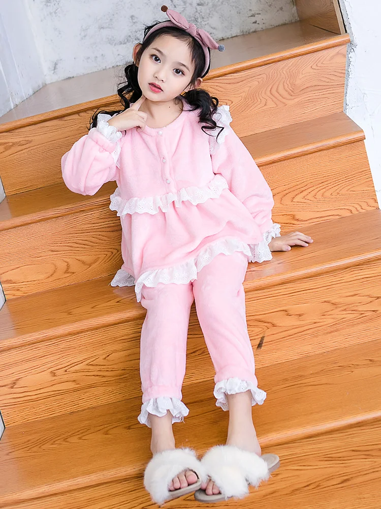 Детские Рождественские пижамные наборы Одежда для маленьких девочек, Fille, теплый пижамный комплект Семья, одежда для сна для маленьких девочек, милые пижамы, Пижама для младенцев с 12