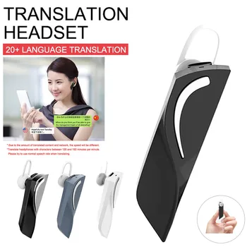 

Smart Bluetooth Headset Supports Multi-lingual APP Real-time Online Translation Intelligent Voice Translator Device 19Mar08