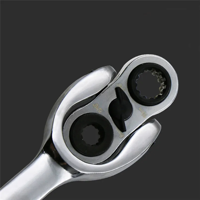 Multifunctional Ratchet Handle Wrench Double Box End Ratcheting Wrench Metric Universal Spline XL Flexible Head 34 In 1 #2f21 (8)