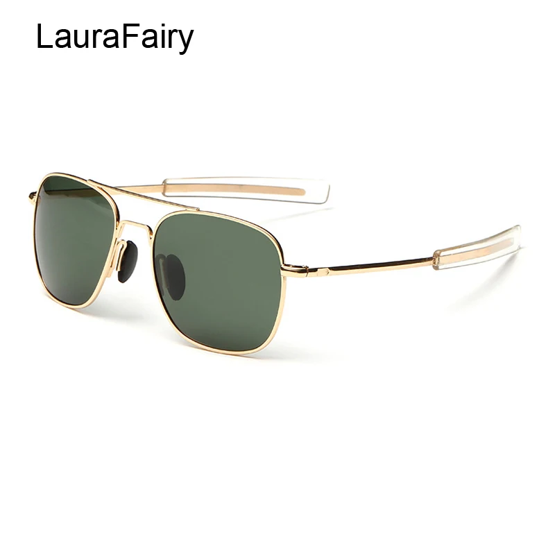 

LauraFairy Men Classic Design Pilot Sunglasses Fashion Twin-Beams Coating Mirrored Sunglasses Mens Glasses Eyewear A285