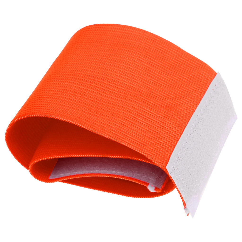 4 Pieces Elastic Soccer Football Captain Armband Strap Team Sports Captain Arm Band Green Red Blue Orange