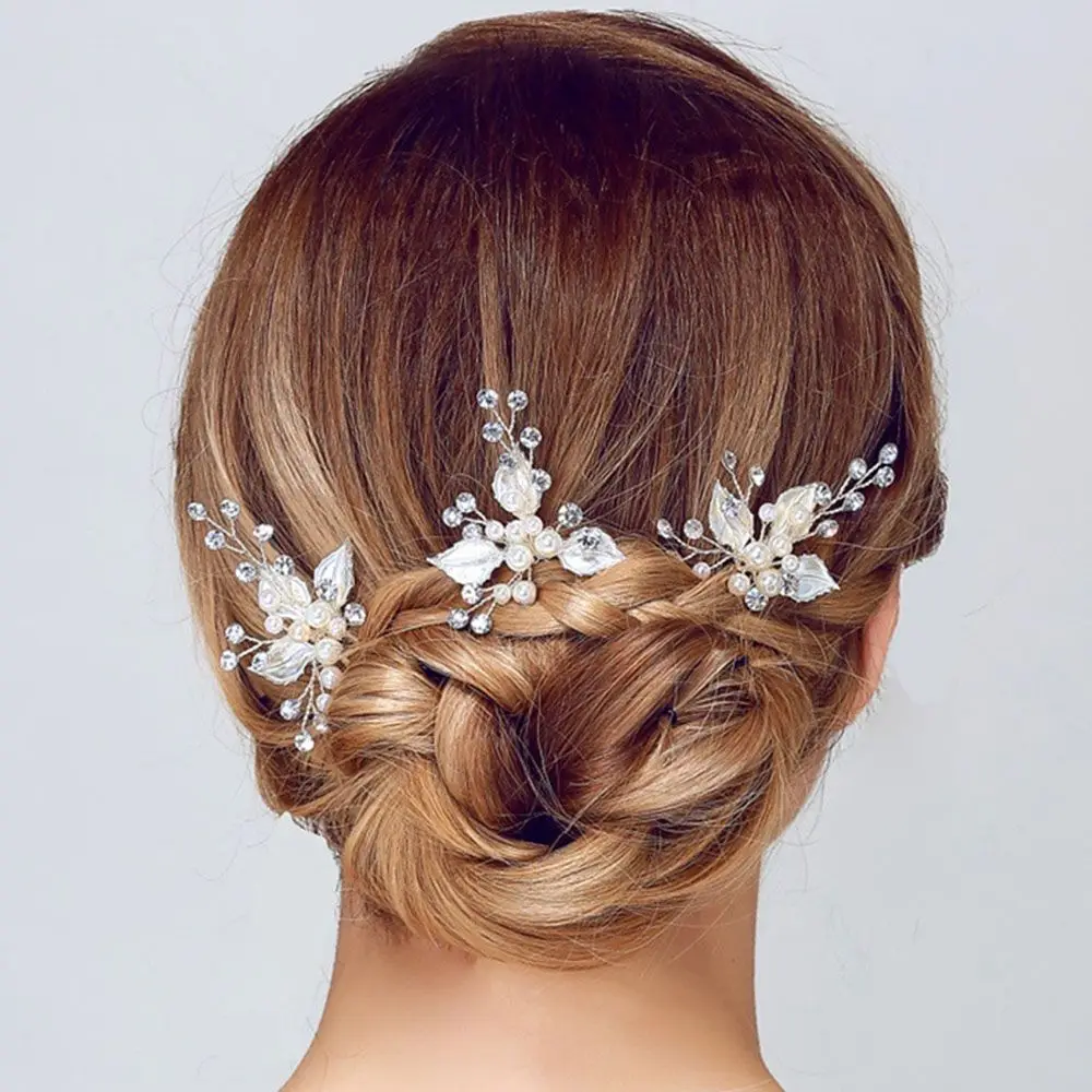 floral hair clip for wedding