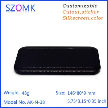 

10 pcs a lot szomk hot sales small Mobile power shell power battery enclosur electronic enclosure plastic enclosure 146*80*9mm
