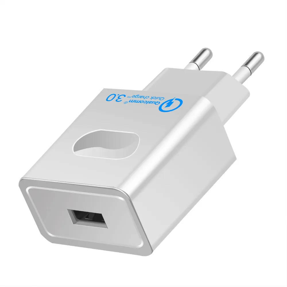 USB Charger Quick Charge 3.0 Fast Charger QC3.0 QC2.0 USB Adapter 18W Portable Wall Charger for Mobile Phone Chargers 12