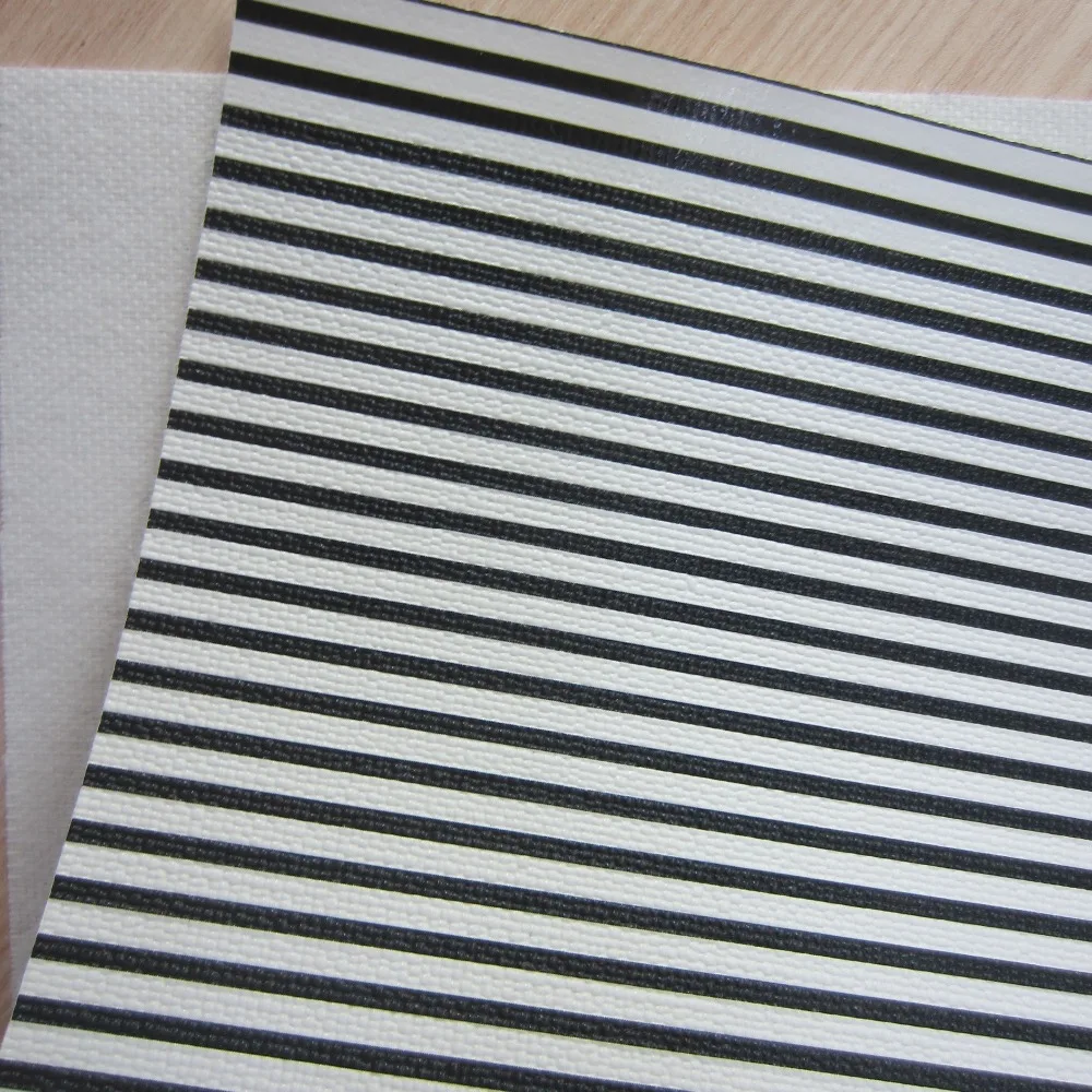 

8"x11"(21cmX29cm) Black White Stripe PU Leather Faux Leather Sheet Faux Leather Fabric for Bow DIY 1piece K0405-1