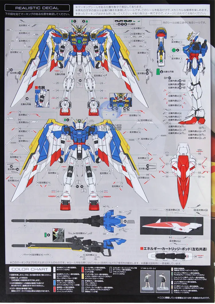 Japaness Bandai Gundam Модель RG 1/144 крыло ноль Гундам EW Justice Freedom 00 Destiny Armor Unchained мобильный костюм детские игрушки