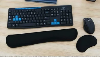 

Memory Sponge slow rebound Keyboard Wrist Support Rest Platform Pad and Mouse Pad for Computer Laptop Notebook Keyboard