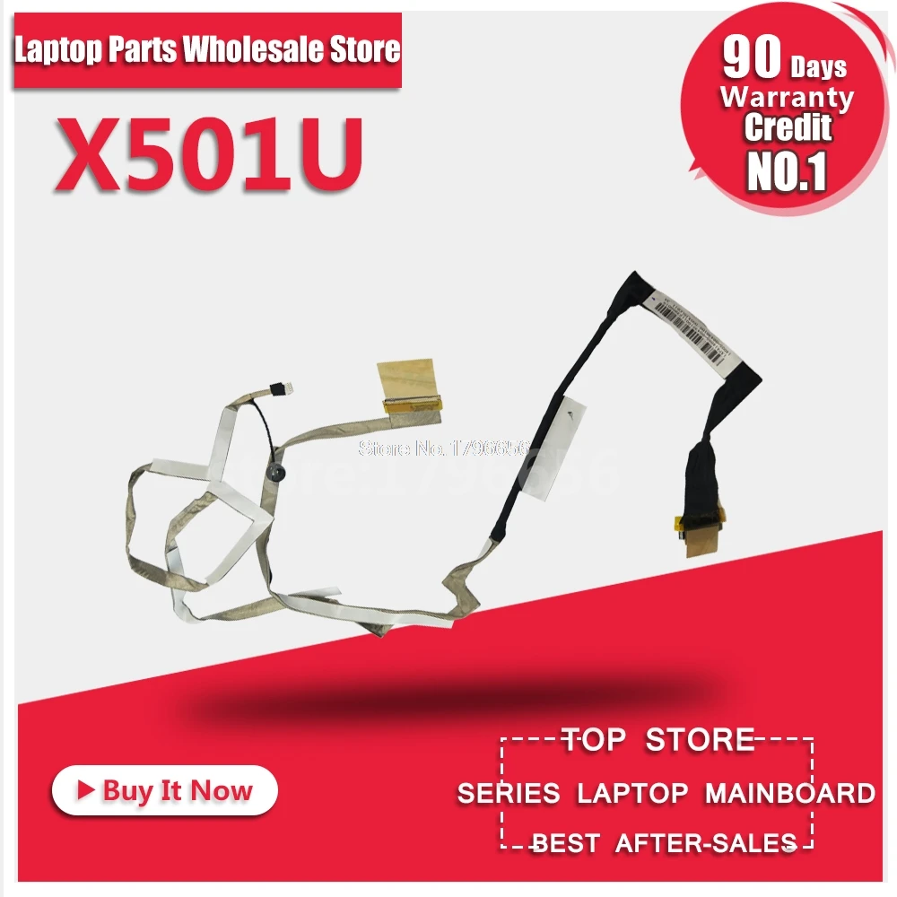 Новый оригинальный LVDS/LED/LCD видео гибкий кабель для For Asus X501 X501A X501U F501U дисплея