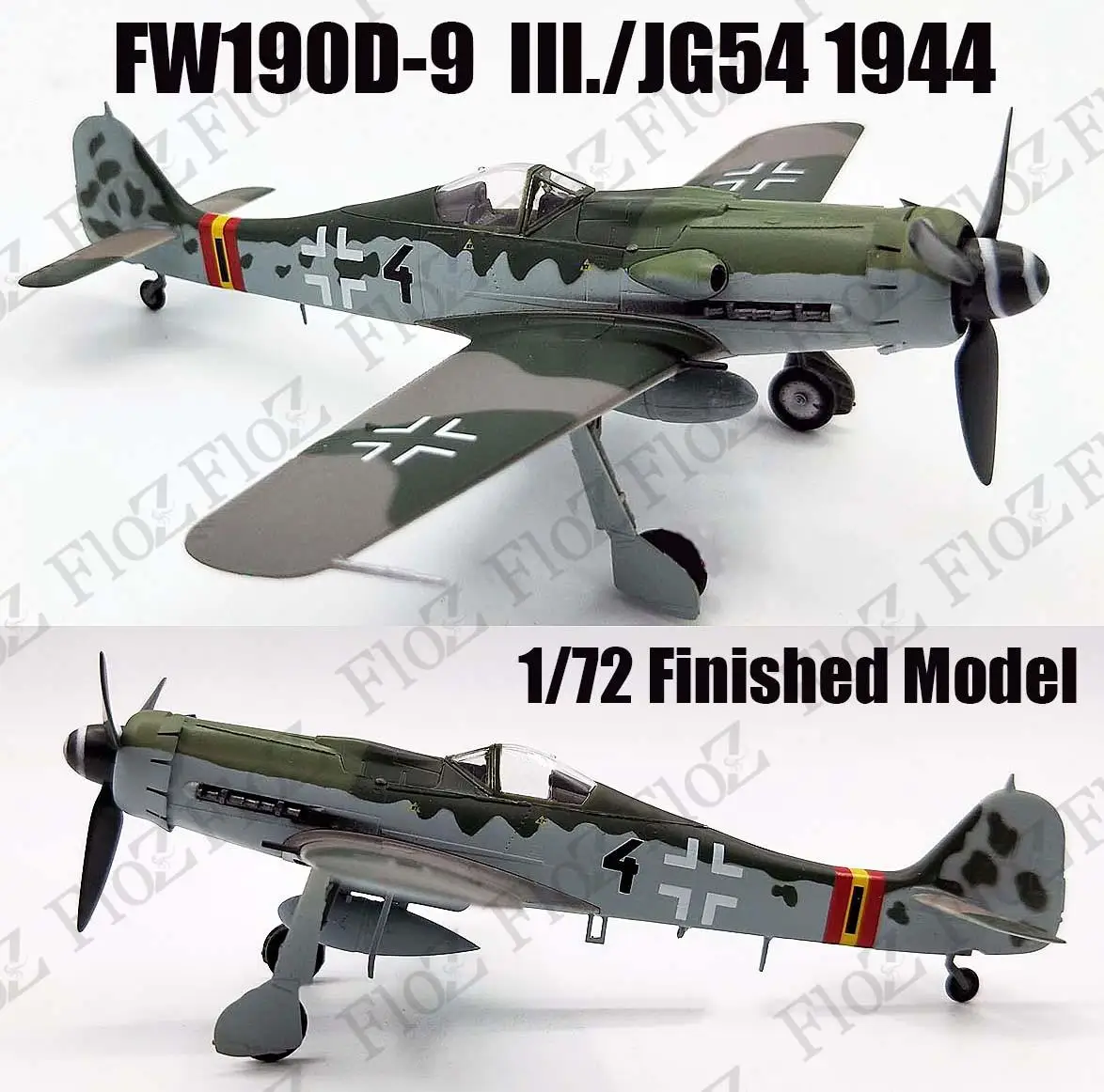 Вторую мировую войну Пособия по немецкому языку Fw190 D-9 III./JG54 1944 1/72 самолета готовой самолет easy model