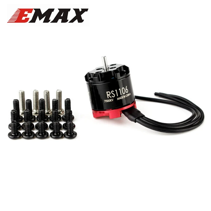 

Original EMAX RS1106 4500KV 6000KV 7500KV Micro Brushless Motor CW Thread for FPV Racer RC Racing Drone Quadcopter Spare Parts