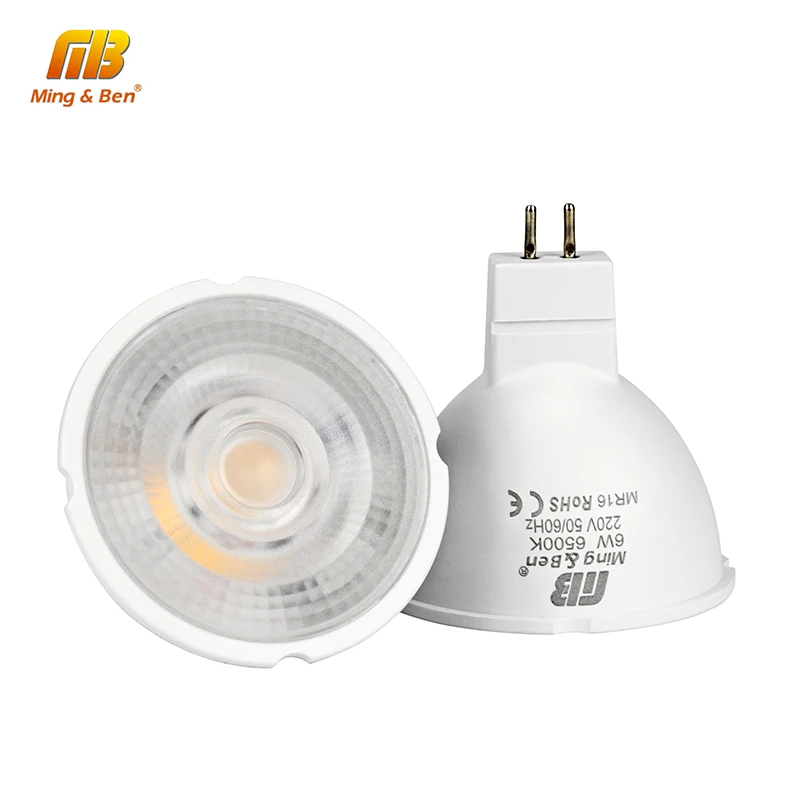 

[MingBen] E27 E14 GU10 MR16 LED Bulb 6W AC 220V GU Lampada MR LED Condenser lamp Diffusion Spotlight Energy Saving Home Lighting