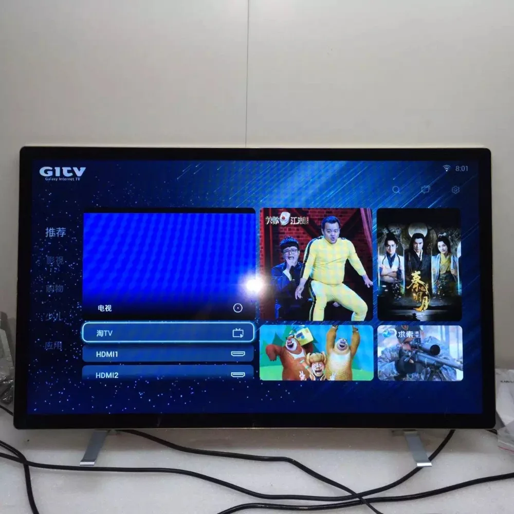 OEM Настройка 43 46 49 55 60 65 70 дюймов ips экран ЖК tft hd hdmi android 4k led TV smart интернет T2