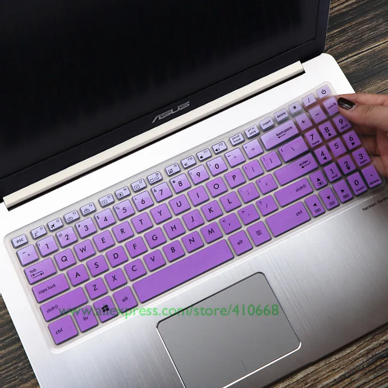 Чехол-клавиатура для ноутбука Asus VivoBook Pro 15 YX570 YX570U/ZD FX570 F570U N580G NX580V N580VD 15,6 дюймов