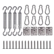 304 Нержавеющая сталь 5 дюймов восход солнца Установка полный комплект оборудования для солнцезащитный навес сверхповышенной мощности с помощью винтов