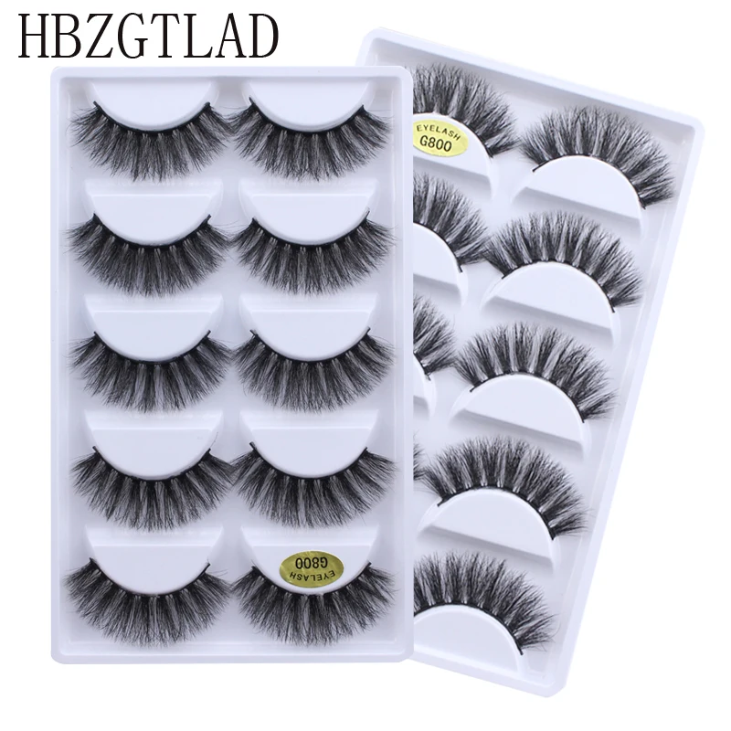 Ferramentas de Beleza Caixa Vison Cabelo Natural Cruz Cílios Postiços Longo Bagunçado Maquiagem Falso Olho Extensão Compõem Maquiar 50 - 100 3d 39 Cheap Cílios postiços