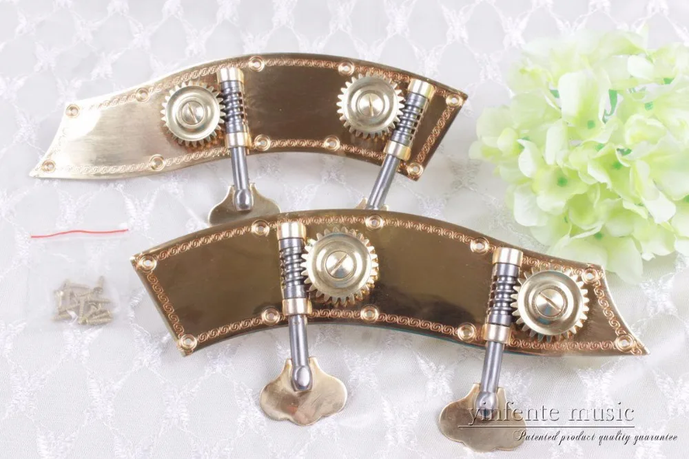 1set Double Bass Parts , bass Conjoined Peg Brass Top grade pegs