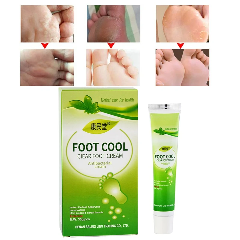 Крем для ног антибактериальное анти зуд запах пота ноги анти-грибки крем