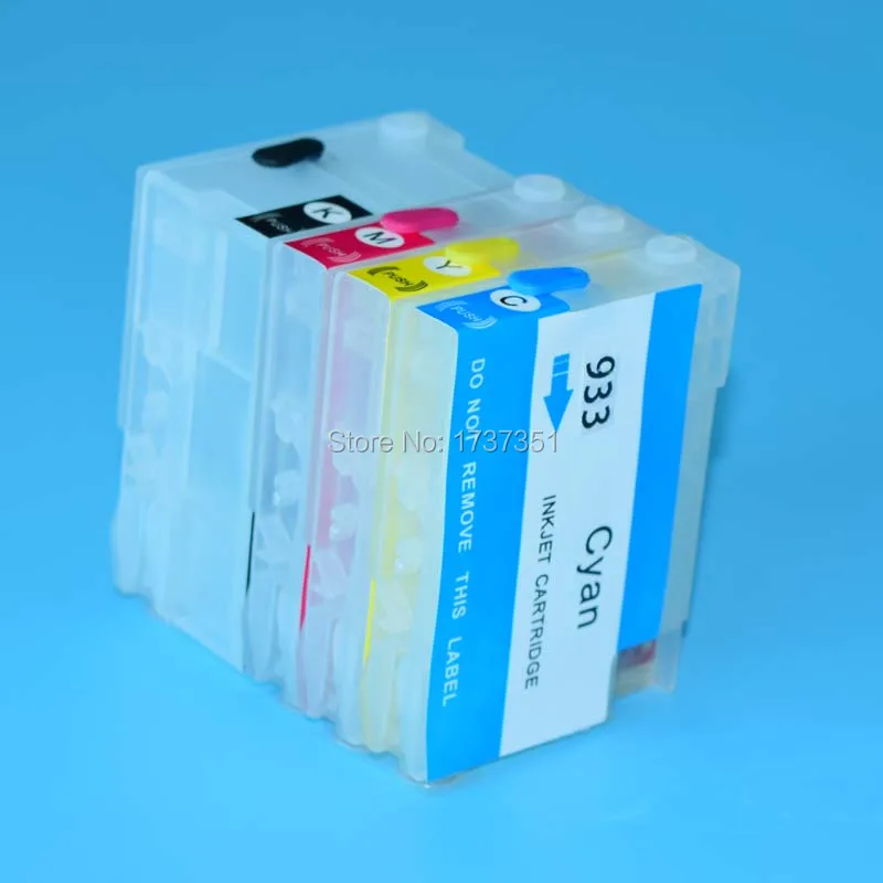 With auto reset chip for HP932 933 ink cartridge for HP Officejet 7510 7512 7600 6100 6600 6700