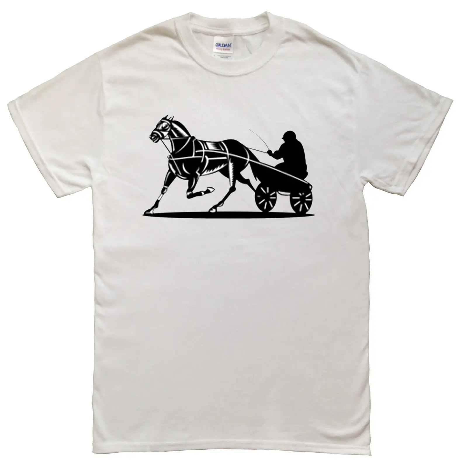 Футболка Racinger Horse и Jockey Мужская тенниска с коротким рукавом майка мультяшным