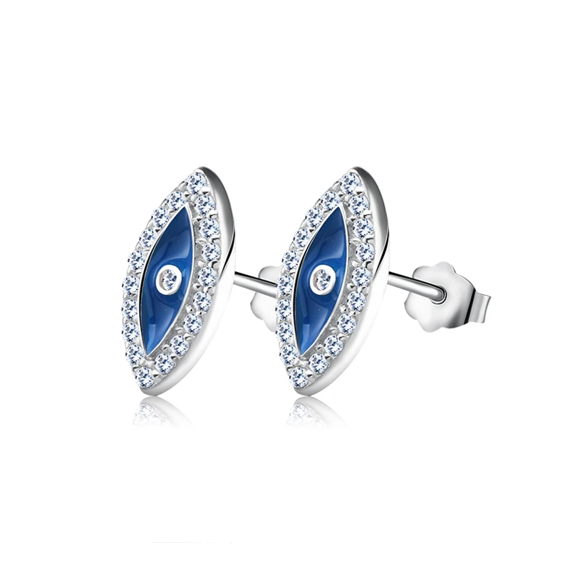 

Rinntin JEWELS Fashion Women Earring Stud Four Color AAA Cubic Zircon Simple Design Party Earring Gift For Female Jewelry DOE131