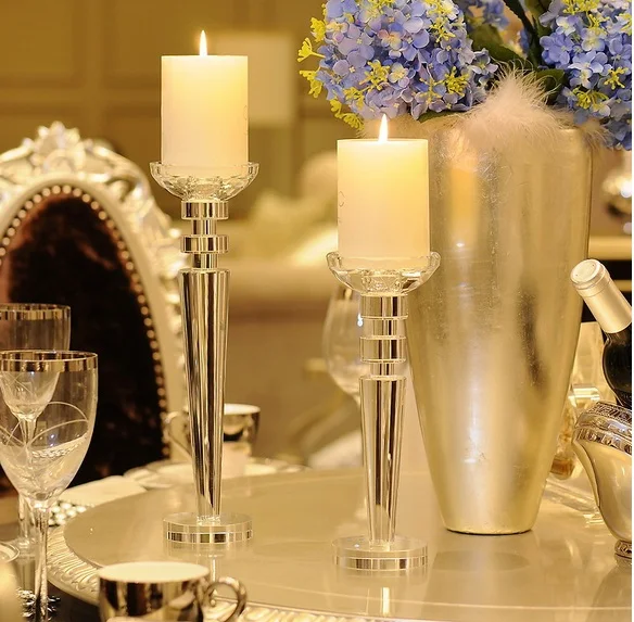 Compra candelabros de cristal moderna online al por mayor de china ...