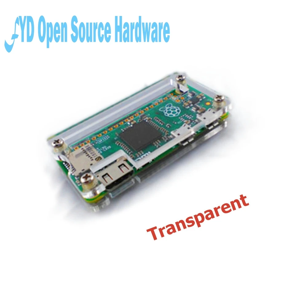 Акриловый чехол Raspberry Pi Zero 3 цвета прозрачный черный синий акриловый корпус