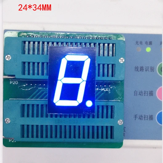 

Free Ship 100pc common cathode 1inch digital tube 1 bit digital tube display blue digital led tube factory direct