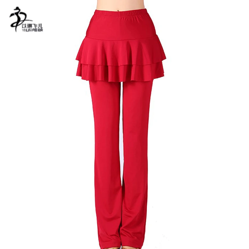 Women Latin Dance Pants Ladies Latin Ballroom Salsa Belly Dance