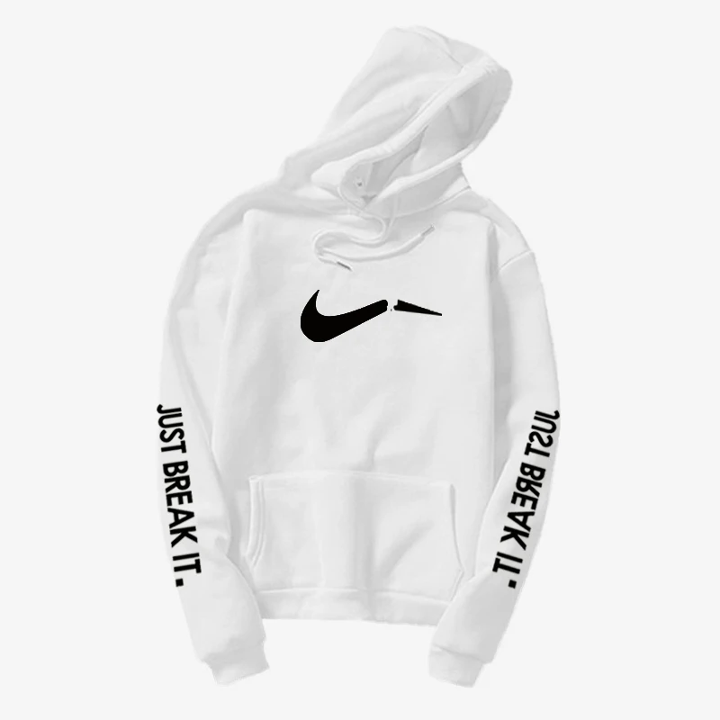 

2019 new men's hoodie and round neck shirt sweatshirt plus velvet clothes funny funny brand logo
