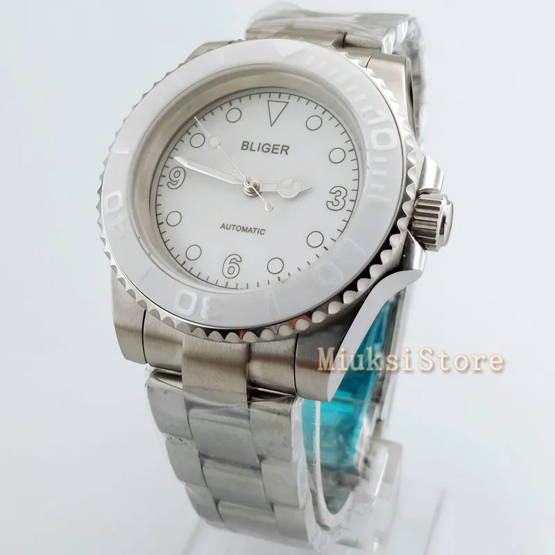 40 мм Masculino светящийся автоматический Топ Marque браслет Montre Спорт Relogio люкс Hommes Дата Horloge Montres Hommes