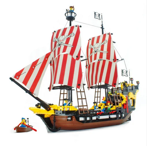 308 870pcs Pirate Constructor Model Kit Blocks Compatible LEGO Bricks Toys for Boys Girls Children Modeling 308 870pcs Pirate Constructor Model Kit Blocks Compatible LEGO Bricks Toys for Boys Girls Children Modeling
