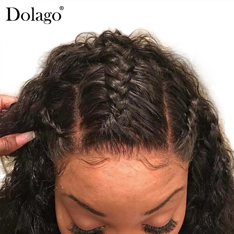 Глубокая волна 5x5 закрытие шнурка бразильские человеческие волосы Кружева Закрытие отбеленные узлы предварительно сорванные с волосами младенца часть Dolago Remy