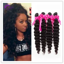 Top Malaysian Curly Hair Weave 4Pieces 7A Malaysian Virgin Hair Deep Curly Deep Wave Unprocessed Human