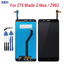 6.0 inch For ZTE Blade Z Max Z982 LCD Display+Touch Screen Screen Display Digitizer Assembly Replacement For ZTE Z982 Black 6.0 inch For ZTE Blade Z Max Z982 LCD Display+Touch Screen Screen Display Digitizer Assembly Replacement For ZTE Z982 Black