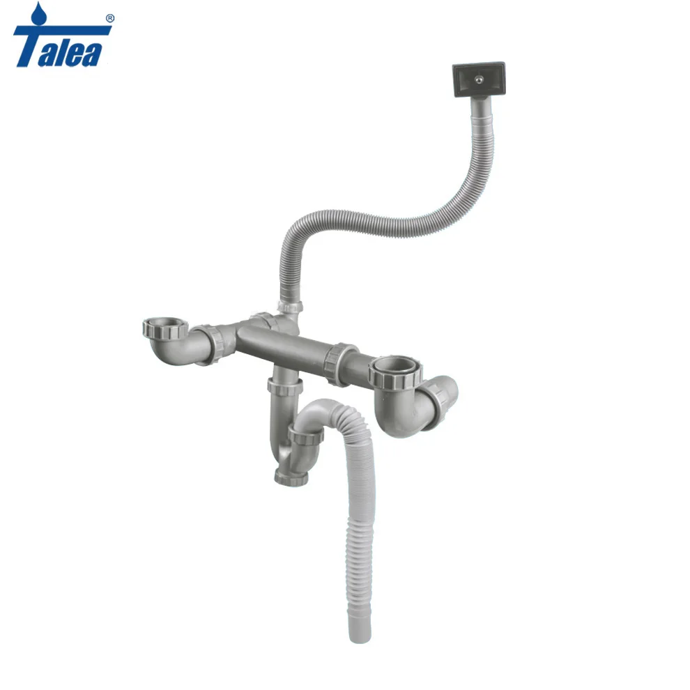 Buy Talea Double Sink strainer hose Drain pipe with