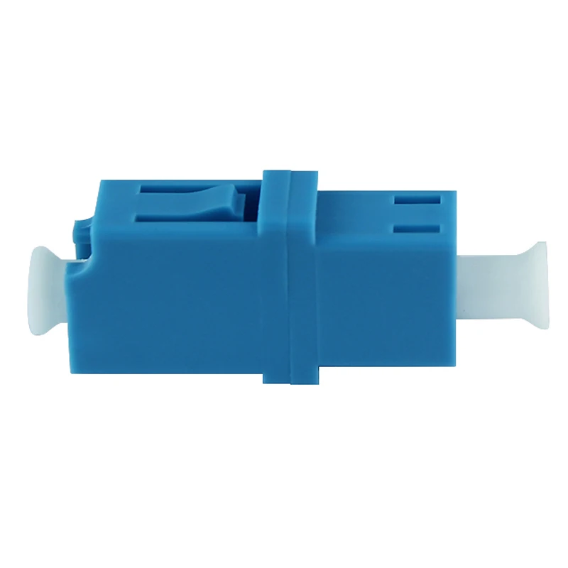 

50PCS/lot Simplex Singlemode LC-LC adapter flange connector optical fiber coupler LC/UPC Singlemode Simplex Adapter
