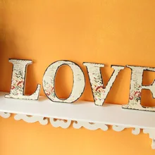 Европейский сельский стиль Письмо "любовь" украшение высокого качества модное свадебное украшение подарок настенный Декор для дома W1044