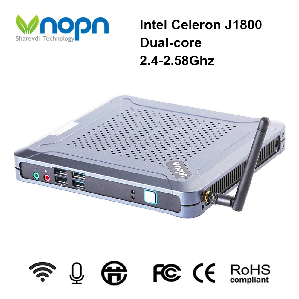 Intel Celeron J1800 Dual-core 2,4-2,58 ГГц Windows 7/8/10/мини-ПК с Linux DDR3L 8G SSD 256G двойной дисплей компьютера 8 * USB настольных