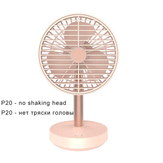 Kbxstart портативная швейная машинка встряхиватель вентилятор usb зарядка регулируемый угол вентилятор воздушного охлаждения естественный ветер вентиляция - Цвет: P20-Pink