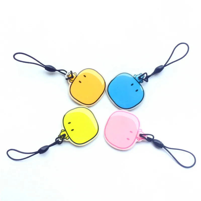 

10pcs EM ID Keyfobs RFID Tag Key Ring Card 125KHZ Proximity Token Access Control EM4100 TK4100 Tubaoer yellow/Cyan