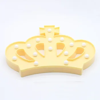 

TONGER Romantic Gift Novelty Bedroom Bookcase Light crown modeling lamp decorative LED Room Cartoon Light Baby Nursery Lamp