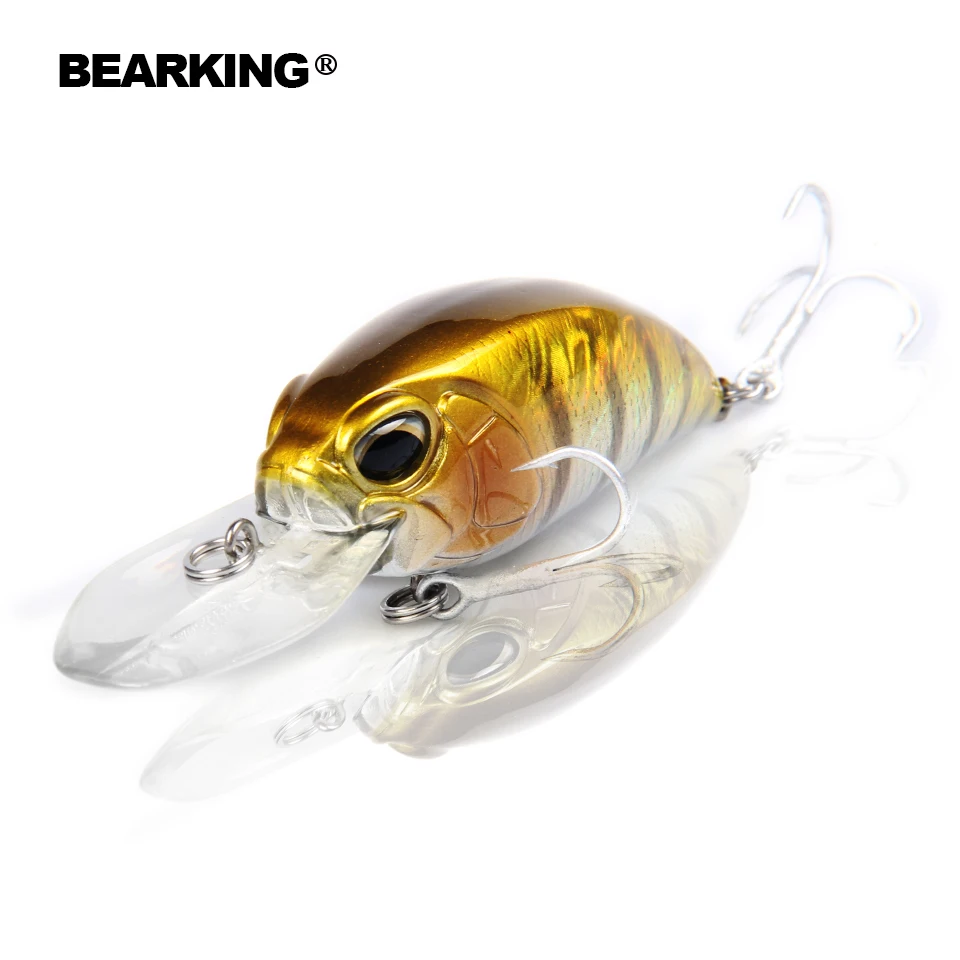 Retail  hot model A+ fishing lure BearKing new crank 65mm&16g 5color for choose  dive 10-12ft,2.8-3.2m fishing tackle hard bait